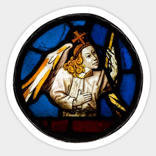 Roundel with an Angel Sticker